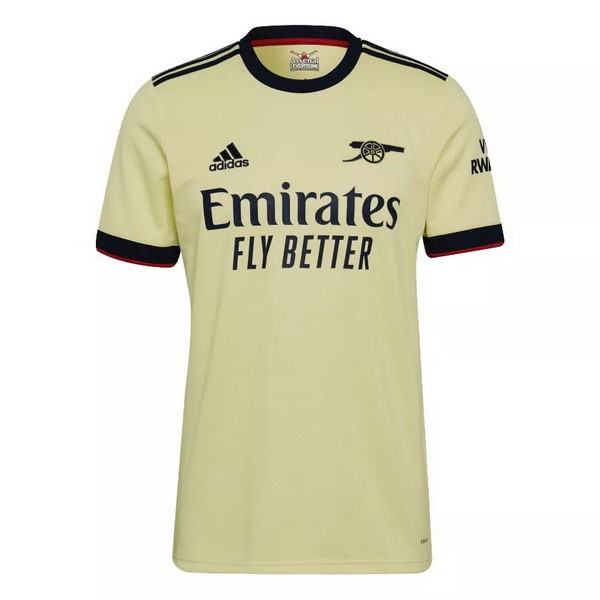 Camiseta Arsenal Segunda Equipación 2021-2022 Amarillo